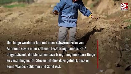 Junge isst Schlafzimmerwände wegen seltener Krankheit