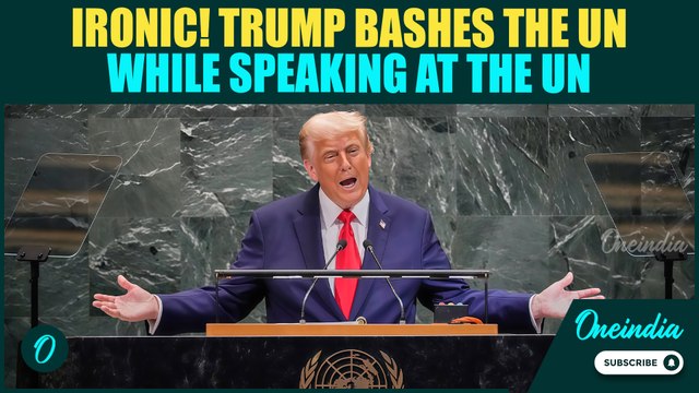 ‘UN Creating NEW Problems’|Trump SLAMS UN over inability to stop Wars & enabling illegal immigration