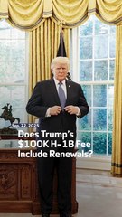 Does Trump’s $100K H-1B Fee Include Renewals?