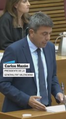 Víctimas de la dana abandonan las Corts tras asegurar Mazón que siempre les tiende “la mano”