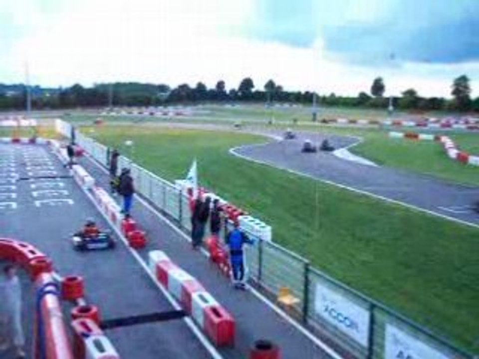 24H Karting crépuscule Fin de journée