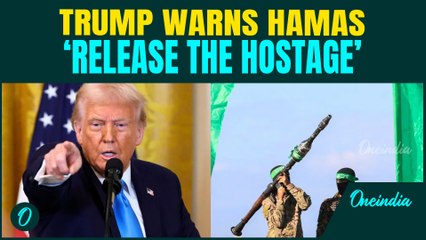 Trump’s CHILLING Warning to Hamas | Demands Immediate Release of ALL HOSTAGES | Gaza War