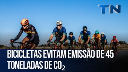 Bicicletas evitam emissão de 45 toneladas de CO₂