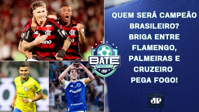 Flamengo, Palmeiras ou Cruzeiro: quem é o MAIOR FAVORITO ao TÍTULO BRASILEIRO? | BATE-PRONTO