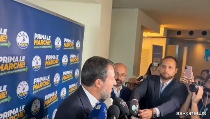 Salvini: non vedo ora Acquaroli rivinca le elezioni nelle Marche