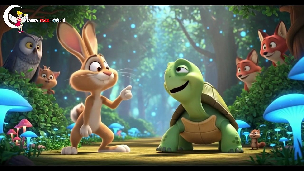 Rabbit want to race with Tortoise | fairy tales moral stories