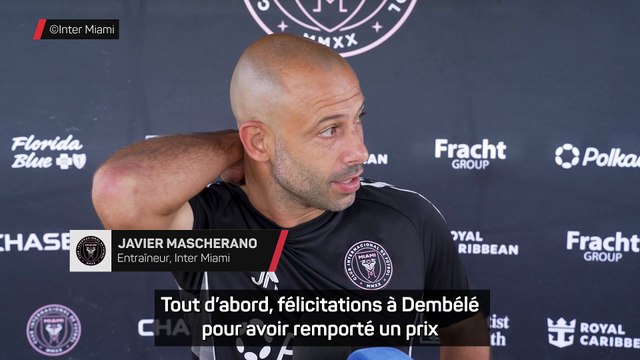 Mascherano félicite Dembélé : Il mérite pleinement cette récompense