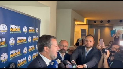 Salvini: non vedo ora Acquaroli rivinca le elezioni nelle Marche