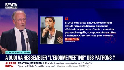 LE CHOIX D'YVES THRÉARD - À quoi va ressembler "l'énorme meeting" des patrons ?