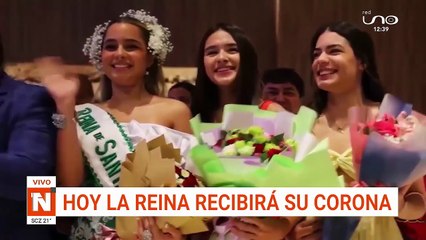 REINA DE SANTA CRUZ RECIBIRÁ SU CORONA