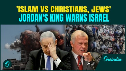 'WW3 Over Religion': Jordan's King Warns Israel Over Al-Aqsa Mosque Annexation Threats Amid Gaza War