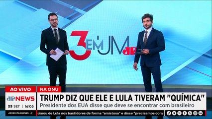 Em discurso na ONU, Trump diz que teve “química excelente” com Lula; Fabrízio Neitzke analisa