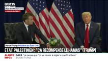 Donald Trump, président des États-Unis, explique "qu'il a toujours été du côté d'Israël"