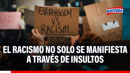Jerjes Loayza: "El racismo también se manifiesta cuando se limita que las personas accedan a mejor condición de vida"