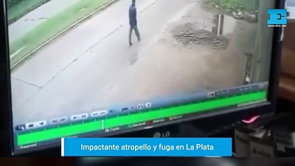 Video sensible: impactante doble atropello y fuga en La Plata