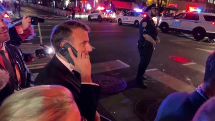 What Macron said to Trump after motorcade blocked route in New York City