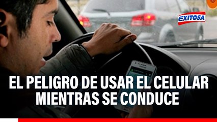 El peligro de usar el celular mientras se conduce
