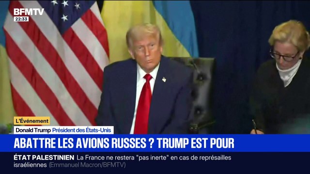 Oui, je le pense : Donald Trump estime que les pays de l'Otan devraient abattre les avions russes qui enfreignent leur espace aérien
