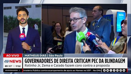 Governadores de direita criticam PEC da Blindagem; veja quais