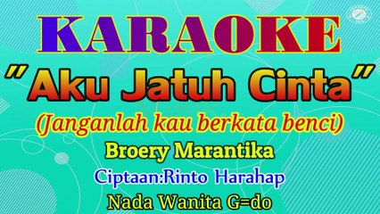 KARAOKE AKU JATUH CINTA NADA WANITA G=DO