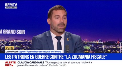 Pour Julien Odoul, député RN, "tant que Sébastien Lecornu n'a pas présenté une feuille de route [...], s'il n'y a pas de rupture, il y aura la censure"