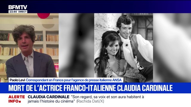 Claudia Cardinale, c'est un monument du cinéma italien : Pablo Levi, correspondant en France pour ANSA , revient sur la mort de l'actrice franco-italienne