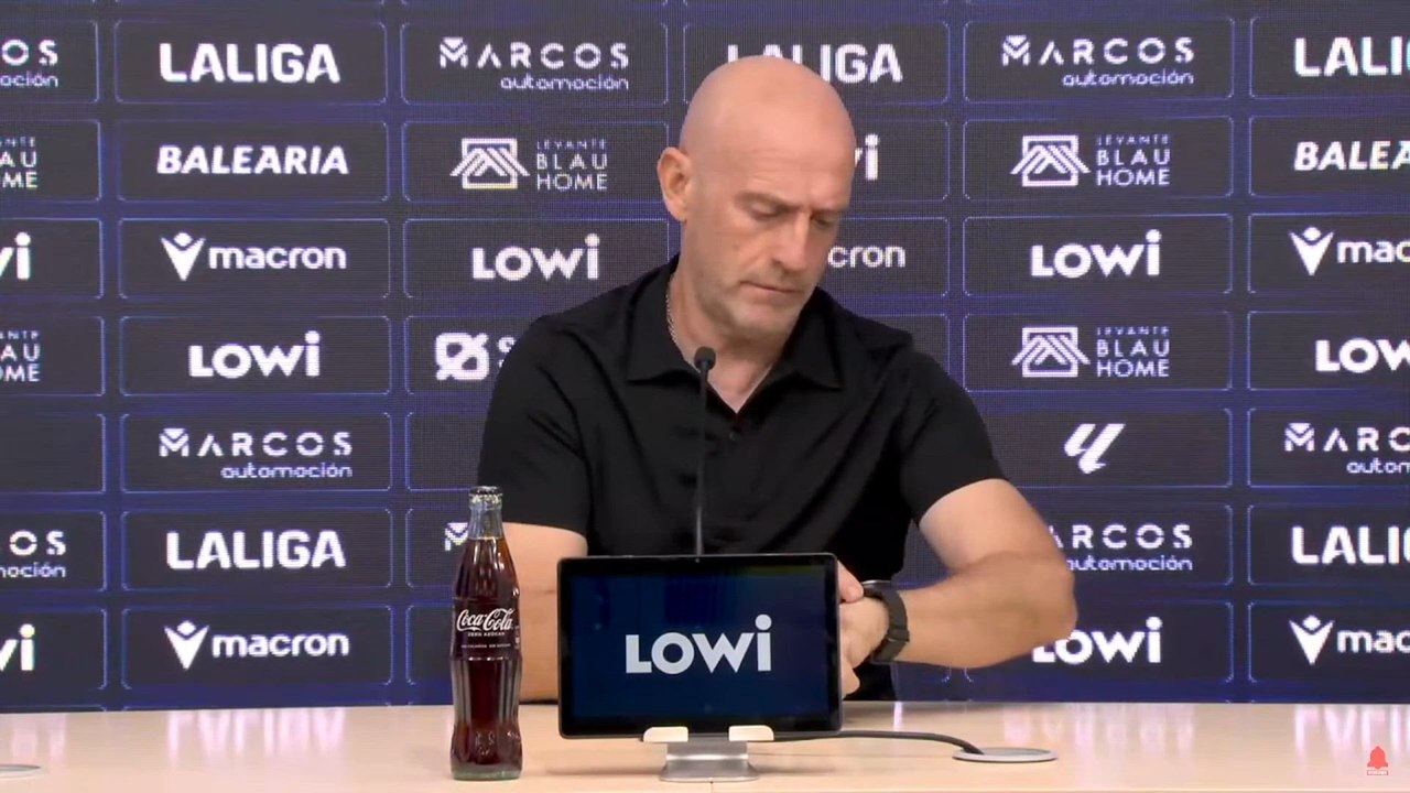RUEDA DE PRENSA de FERNANDO CALERO tras el LEVANTE 1 - REAL MADRID 4