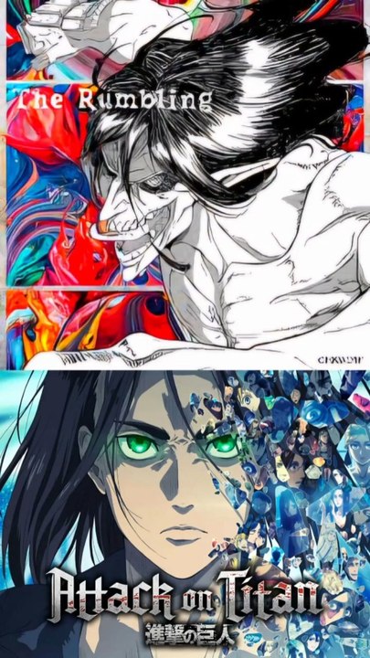 "The Rumbling" (ザ・ランブリング) is a single recorded by Japanese alternative metal band SiM, The song was featured as the opening theme song for the anime Attack on Titan: The Final Season Part 2.#anime #attackontitan #fyp #foryoupage #viral