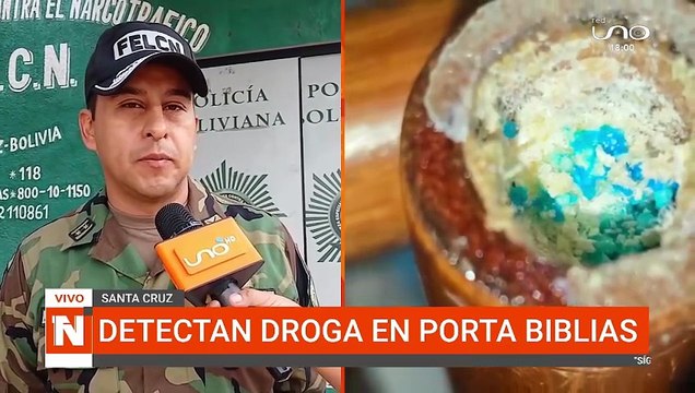 HALLAN A MUJER CON DR0G4 EN PORTA BIBLIAS