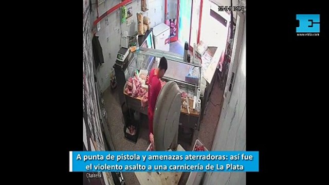 A punta de pistola y amenazas aterradoras: así fue el violento asalto a una carnicería de La Plata