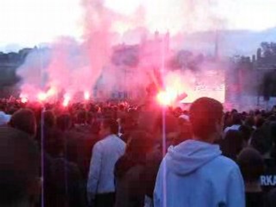 Apres le but de Fred