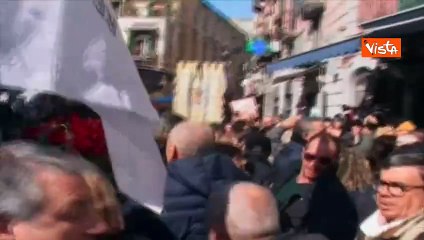 Si è spenta a 87 anni Claudia Cardinale, eccola nel 2017 al funerale di Pasquale Squitieri
