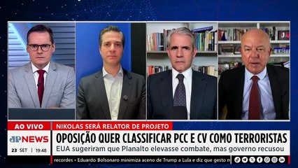 Oposição quer classificar PCC e Comando vermelho como grupo terroristas