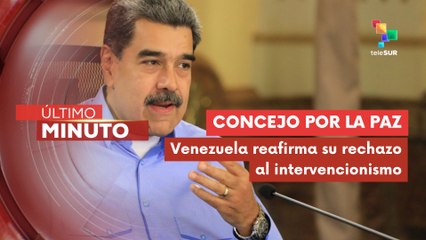 Venezuela anuncia decretos constitucionales y denuncia amenazas contra la paz regional