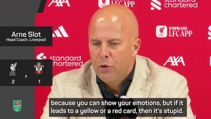 Slot slams Ekitike for 'stupid' red card but 'very happy' with Isak