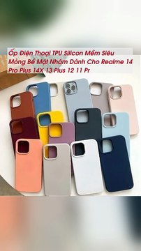 Ốp Điện Thoại TPU Silicon Mềm Siêu Mỏng Bề Mặt Nhám Dành Cho Realme 14 Pro Plus 14X 13 Plus 12 11 Pro + 10 9 Pro Plus C75 C65 C67 C61 C55 C53 C51 - TRIPMAP Marketplace