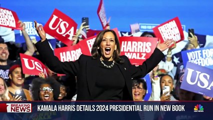 Kamala Harris details her presidential campaign