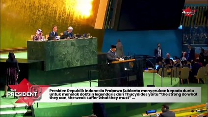 Prabowo di Sidang Umum PBB Dunia Harus Tolak Doktrin “Yang Kuat Bisa Berbuat Semaunya”
