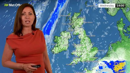 Met Office Wednesday Morning Weather Forecast 24/09/2025