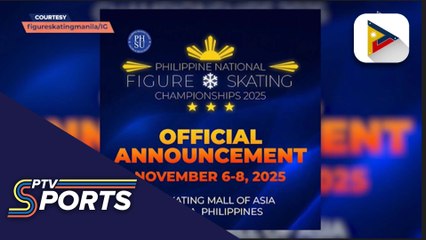 PH National Figure Skating Championships 2025 magsisimula sa November