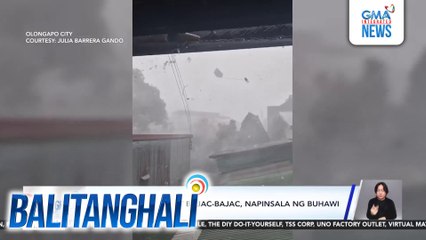 3 bahay sa Brgy. East Bajac-bajac, napinsala ng buhawi | Balitanghali