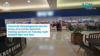 Tamworth Police Conduct Counter-Terrorism Drill at Shopping Centre 🛑 - thumbnail