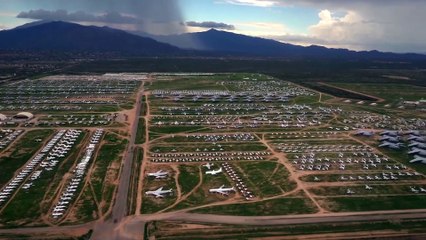 Abbreviated Aerial Shot of Arizona’s Aircraft Boneyard