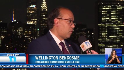 Embajador Wellington Bencosme destaca expectativas en la ONU por su 80 aniversario