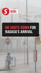 Hong Kong shuts down as Super Typhoon Ragasa nears