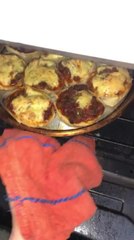 Person Accidentally Drops Tray Full of Food While Taking it Out of Oven