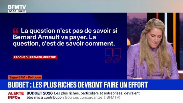 SIGNÉ BFM - Budget 2026: les plus riches, particuliers et entreprises, devraient être mis à contribution