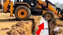 JCB Extreme Skill Over Water Trench
