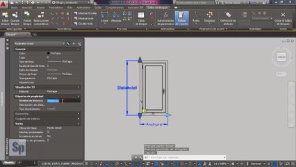 Autocad - Bloques dinámicos, ventana dinámica, modificar dimensiones. Tutorial en español HD