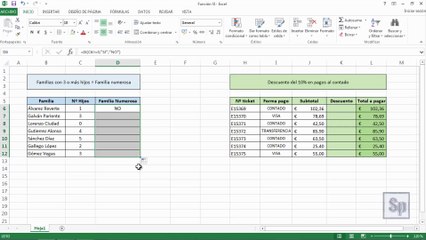 Excel - Función SI en Excel. Función lógica SI. Tutorial en español HD